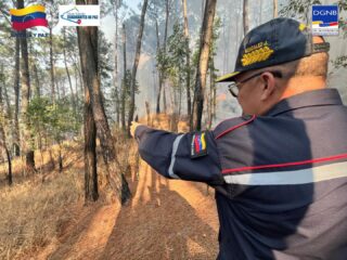 🔥 ¡COMBATE DE INCENDIO EN LA ARC!

Desde el Km 5 de la Autopista Regional del Centro, nuestros héroes de azul trabajan arduamente para sofocar un incendio de vegetación de magnitud. 

La prioridad absoluta de nuestras unidades es el corte de propagación para proteger los puestos de comida y locales comerciales adyacentes a la vía.

En el sitio se encuentra el Primer General (B) Dr. Juan Carlos González Rodríguez, Director General Nacional de Bomberos y Presidente del FONBE, supervisando directamente las operaciones y evaluando las estrategias de control junto al personal desplegado. 

🚩 Exhortamos a los conductores a transitar con precaución debido a la presencia de humo en la zona.

#BomberosVenezuela #ARC #IncendioForestal #Prevencion #SeguridadVial FONBE