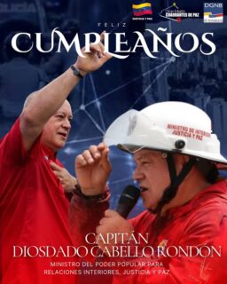 ¡Feliz Cumpleaños, Mi Capitán! 🎂🚒

Hoy celebramos la vida de un hombre comprometido con la seguridad y la paz de nuestra nación: El Capitán Diosdado Cabello Rondón, Ministro del Poder Popular para Relaciones Interiores, Justicia y Paz.

Desde la Dirección General Nacional de Bomberos, nos unimos al júbilo que embarga a su familia y equipo de trabajo. Agradecemos su liderazgo estratégico y el apoyo constante al fortalecimiento de nuestros Cuerpos de Bomberos en todo el territorio nacional, siempre bajo la premisa de la Gran Misión Cuadrantes de Paz.

Que este nuevo año de vida venga cargado de salud, sabiduría y éxitos para seguir construyendo la patria segura que todos merecemos.

¡Disciplina y Abnegación!

¡Felicidades, Mi Capitán! 🇻🇪

#FelizCumpleaños #JusticiaYPaZ #BomberosVenezuela #DGNB