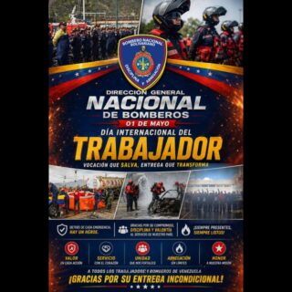 ¡Vocación que salva, entrega que transforma! 🔥💪

En este 1 de mayo, conmemoramos el Día Internacional del Trabajador reconociendo la labor incansable de hombres y mujeres que portan con orgullo el uniforme.

Su compromiso no conoce de horarios ni feriados. Detrás de cada emergencia, hay un equipo de héroes dispuestos a darlo todo por la seguridad de nuestro país, guiados por los valores de Disciplina y Abnegación.

A cada bombero y bombera: ¡Gracias por su entrega incondicional!

#DíaDelTrabajador #BomberosDeVenezuela #HéroesDeAzul #VocaciónDeServicio