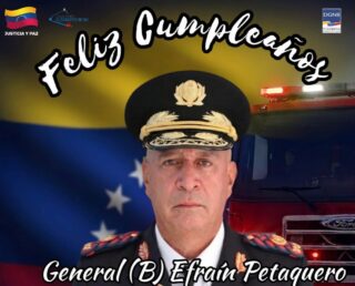 La Dirección General Nacional de Bomberos de Venezuela felicita con orgullo y agrado al Gral (B) Efraín Petaquero, nuestro Coordinador Nacional de Operaciones, con motivo de celebrar su cumpleaños. 🎂✨

Agradecemos profundamente su liderazgo impecable, su entrega incondicional en cada despliegue y esa vocación de servicio que inspira a todos los hombres y mujeres de azul a seguir salvando vidas con honor y disciplina. 

¡Le deseamos un año lleno de salud, éxitos y bendiciones junto a sus seres queridos! 👨‍🚒💪🇻🇪

#BomberosDeVenezuela #EfrainPetaquero #CumpleañosBomberos #OperacionesBomberos #Bomberos