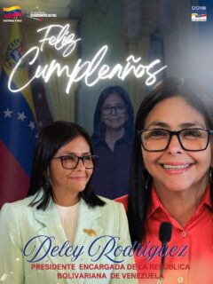 La Dirección General Nacional de Bomberos de Venezuela extiende sus más sinceras felicitaciones a la Presidenta Encargada Delcy Rodríguez por arribar hoy a un año más de vida. 🇻🇪✨

Reafirmamos nuestro compromiso absoluto con la seguridad del pueblo venezolano, el fortalecimiento de nuestras instituciones y la noble labor de salvar vidas bajo su liderazgo.

¡Éxito y bendiciones en este dia maravilloso! 🧑‍🚒💪

#Bomberos #DelcyRodriguez #Venezuela #DgnbEnLinea #Bomberos